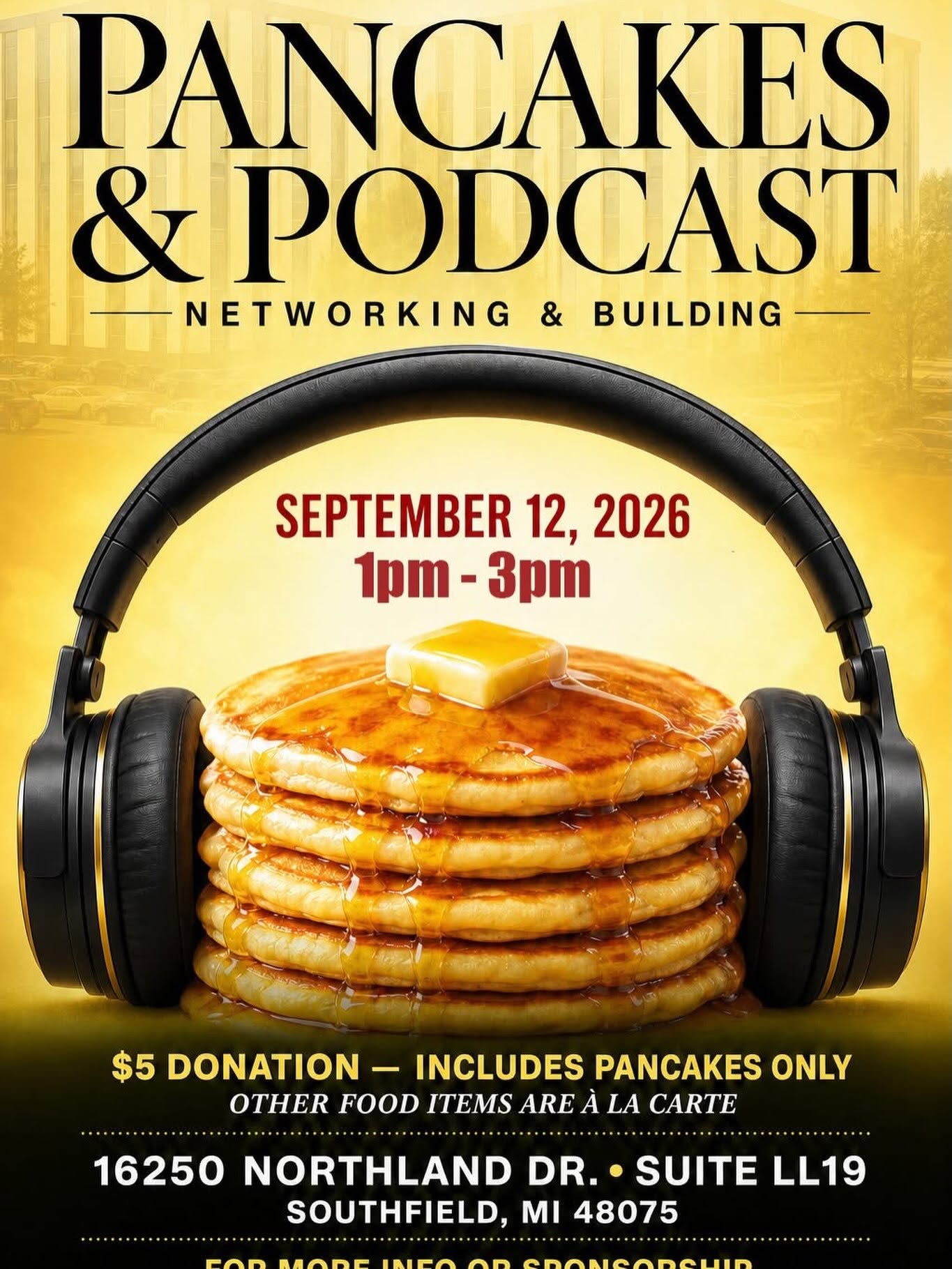 Pancakes & Podcast networking